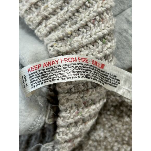 Daily Practice Anthropologie Sweater Cozy Cowl Neck Women’s L Embroidered - Picture 10 of 11